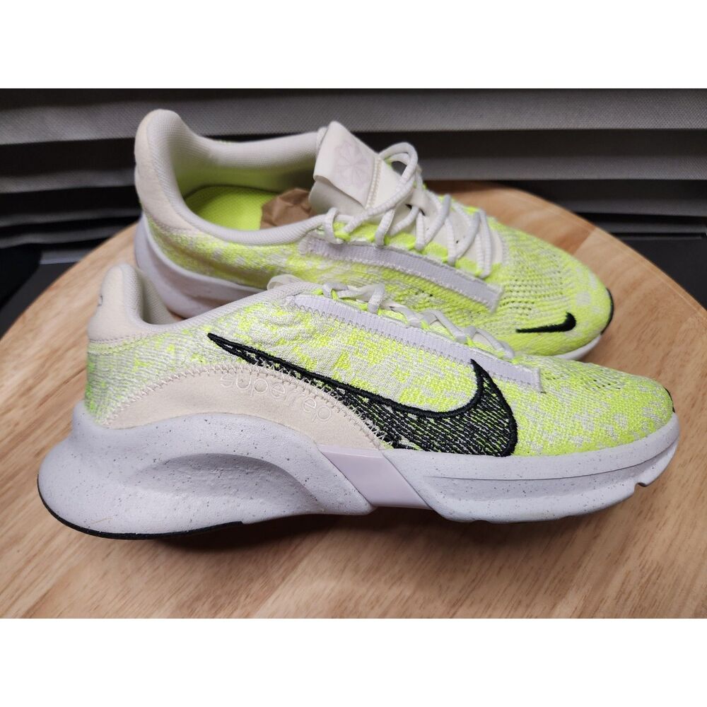 Nike SuperRep Go 3 NN FK Women’s 7 White Smoke Grey Phantom Training Sneakers